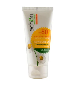 کرم ضد آفتاب بی رنگ شون با SPF50 مناسب پوست چرب