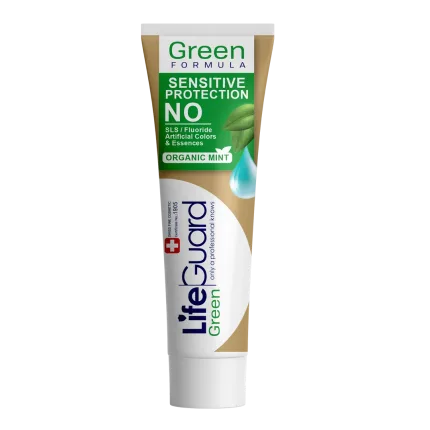 خمیر دندان محافظ دندان و لثه حساس گرین برند لایف گارد